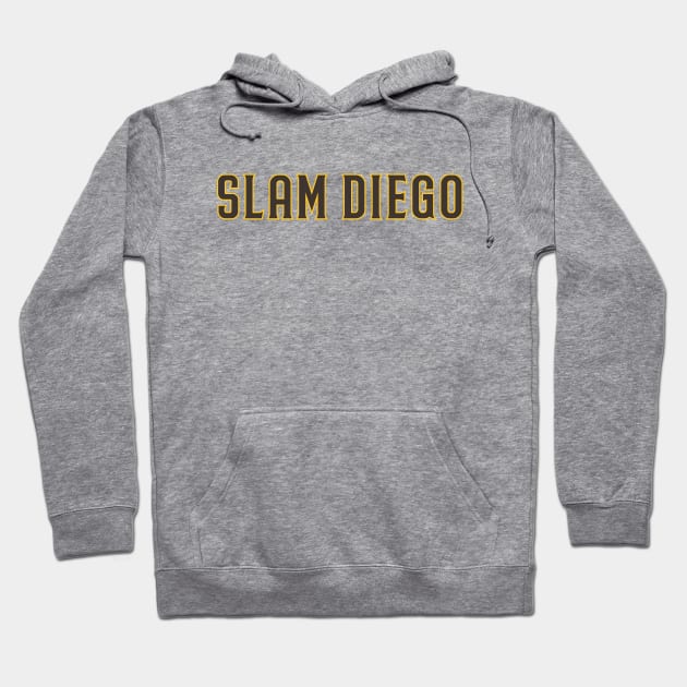 Slam Diego - White Hoodie by KFig21